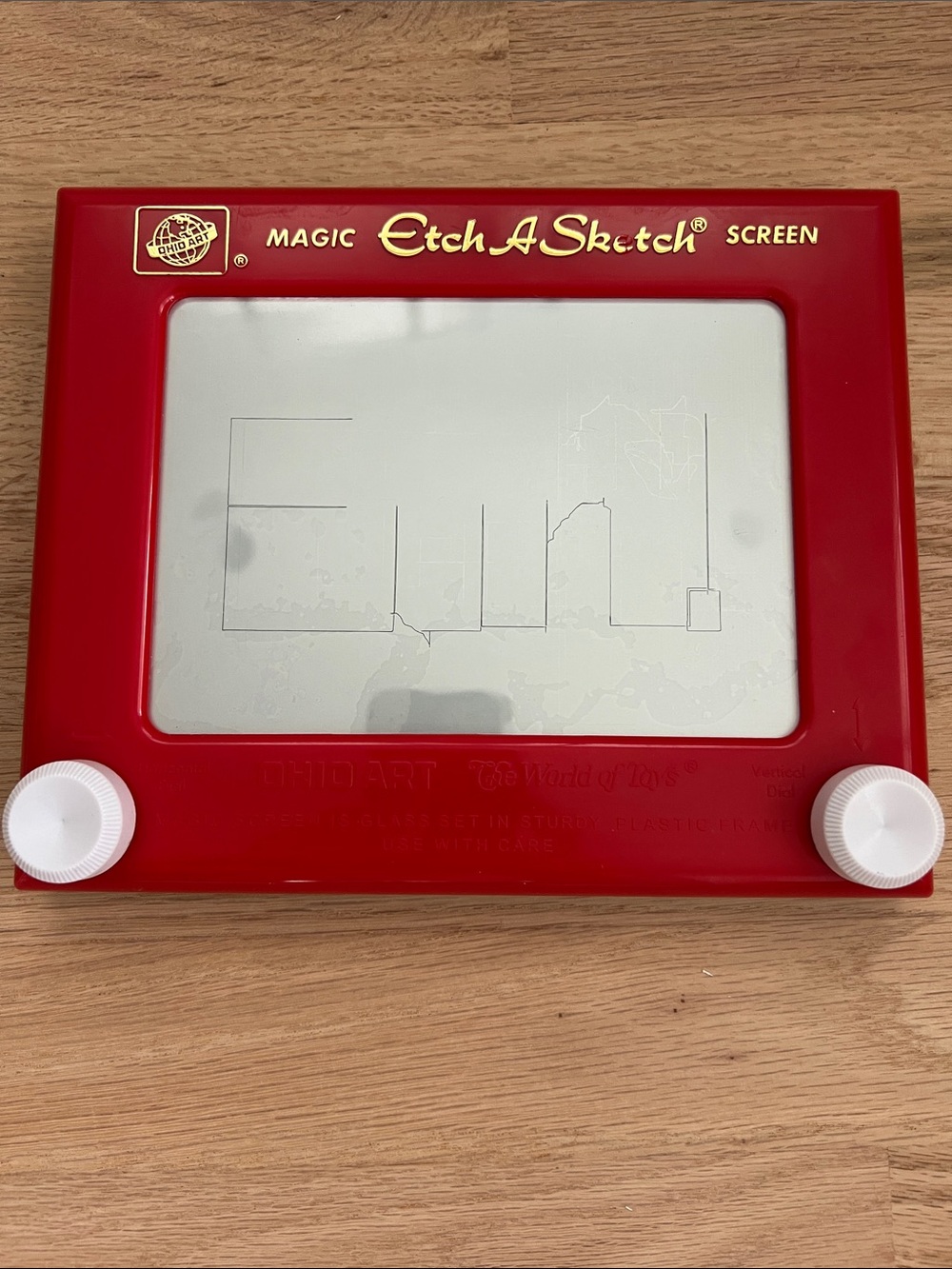 Vintage Magic Etch A Sketch #505 works (0hio Art)